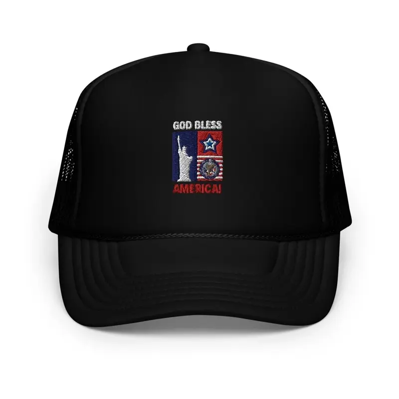 god bless Vafmsf_USA Military Cap